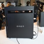 Side view of HP Omen Max 45